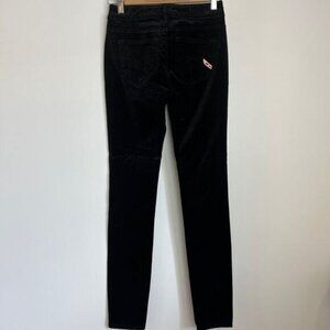 Brand New Parasuco Women's 25 Black Velvet Sofia Fit Mid Low Rise y2k Jeans